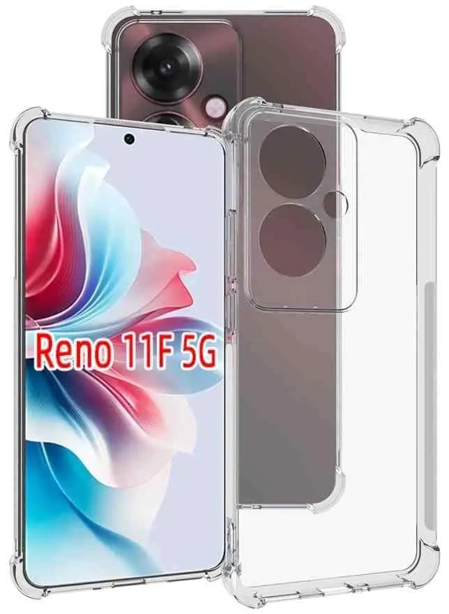 Чехол WOO Soft TPU Oppo Reno 11F Clear (WOOCTPSOR11FCL), прозрачный