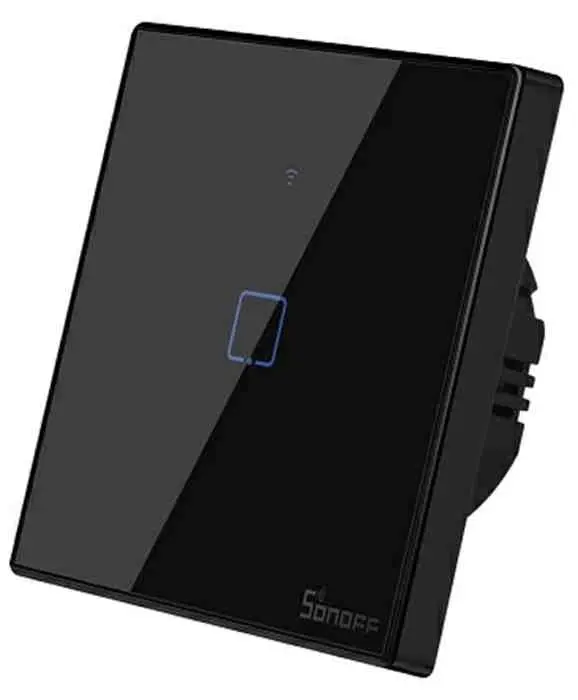 Умный выключатель Sonoff T3EU1C, черный