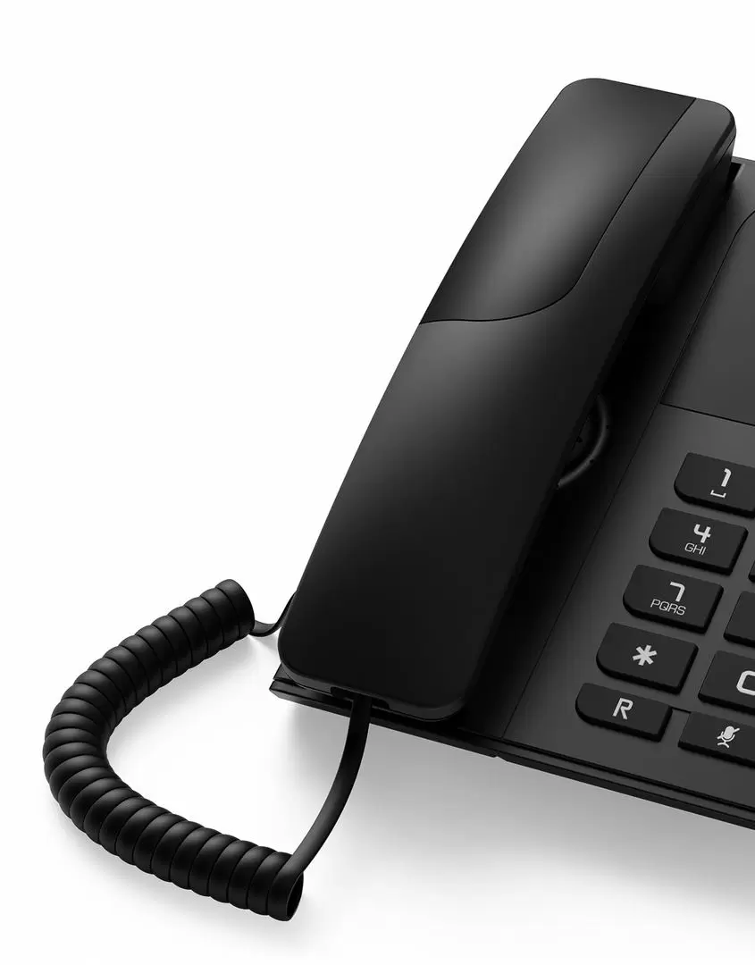 Проводной телефон Alcatel T28, черный