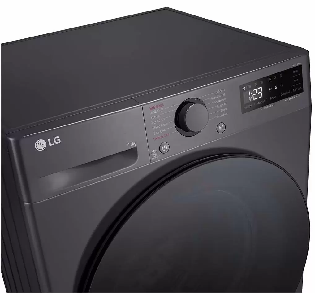 Maşină de spălat rufe LG F4WR511S2M, negru