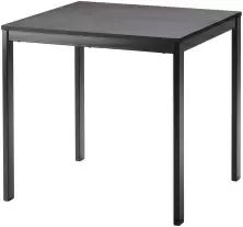 Masă IKEA Vangsta 80/120x70cm, negru/maro închis
