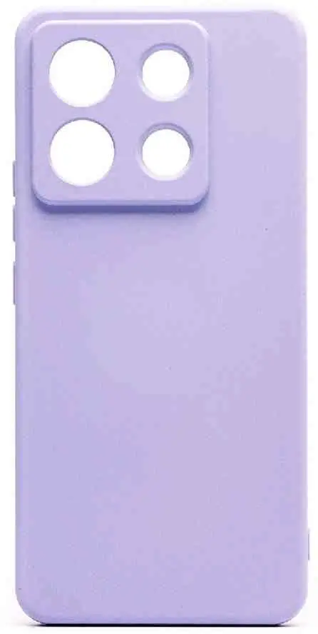 Чехол WOO Liquid Silicone Redmi Note 13 Pro 4G (WOOLSCXRN13PPL), фиолетовый