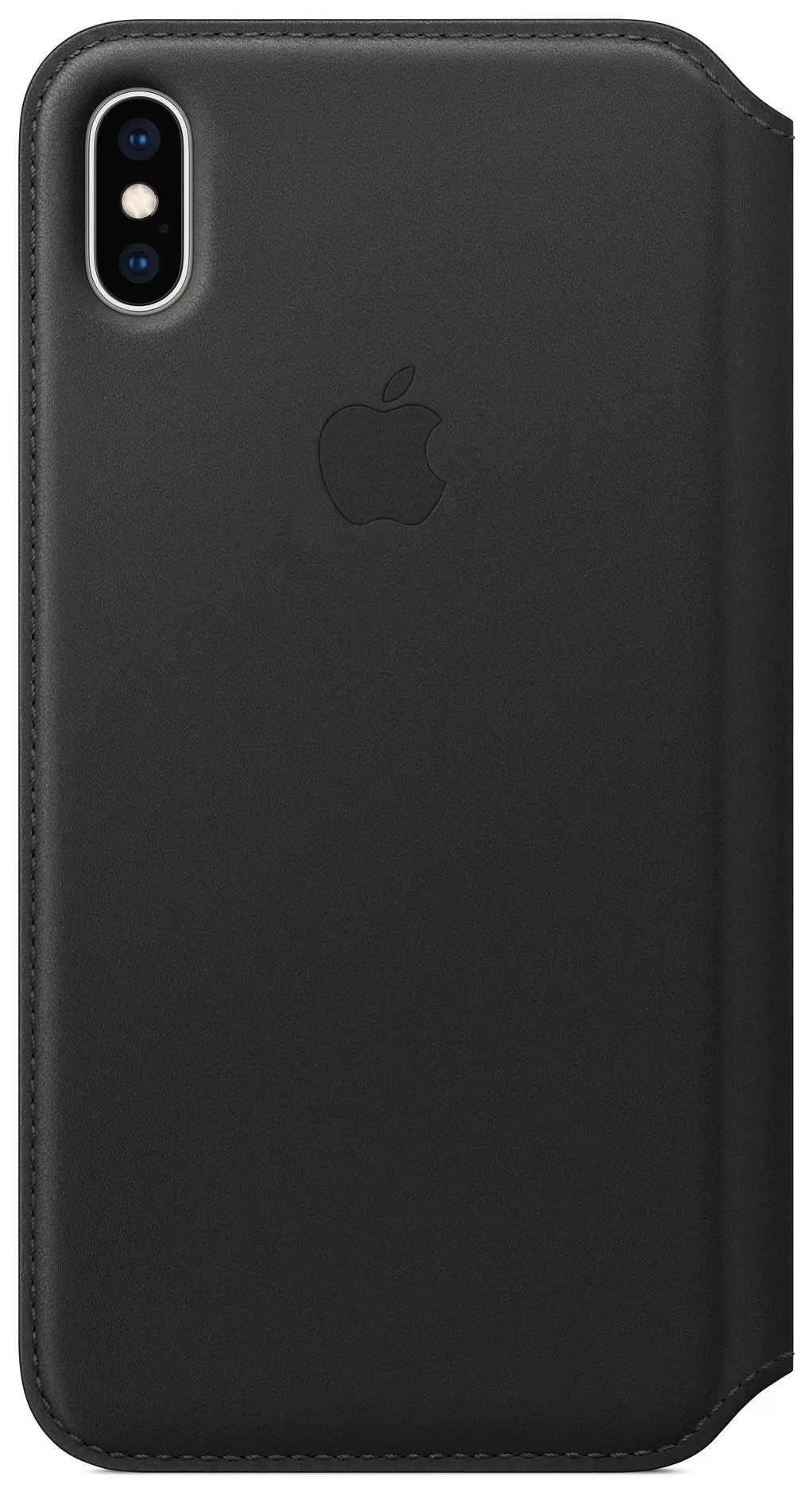 Husă de protecție Apple iPhone XS Max Folio Case, negru