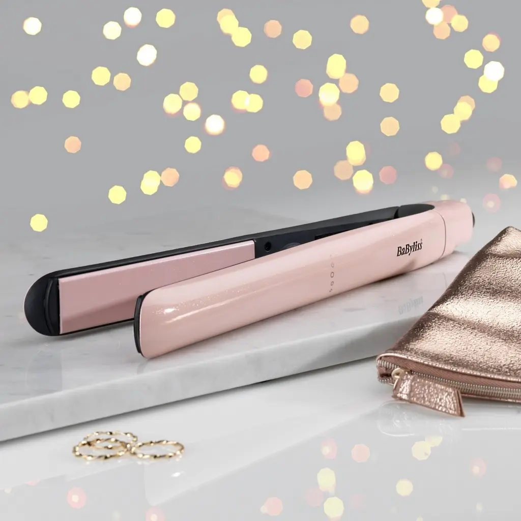 Прибор для укладки Babyliss 2498PRE, розовый