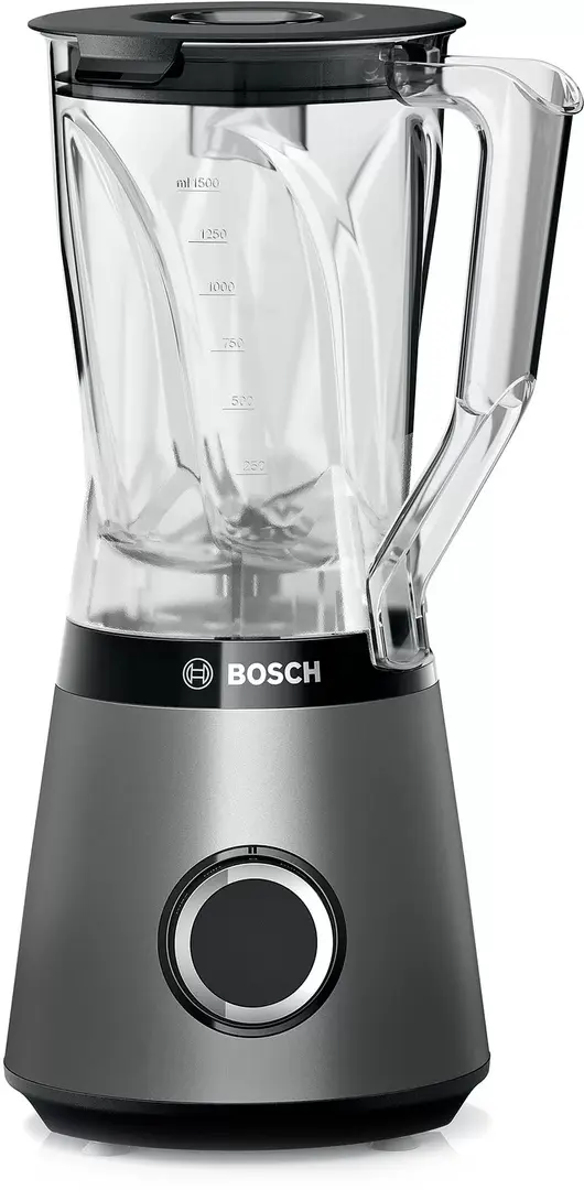 Блендер Bosch MMB6141S, нержавеющая сталь/черный на tehnoparc.md Блендер Bosch MMB6141S, нержавеющая сталь/черный