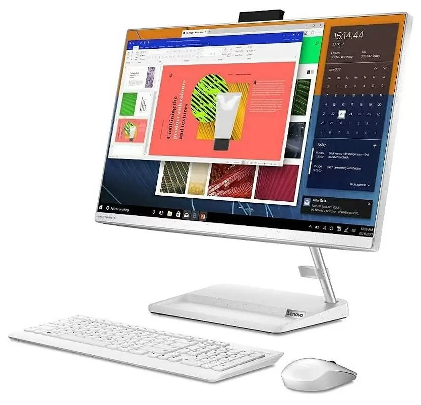 Моноблок Lenovo IdeaCentre 3 24ALC6 (23.8"/FHD/Ryzen 3 7330U/8GB/256GB), белый