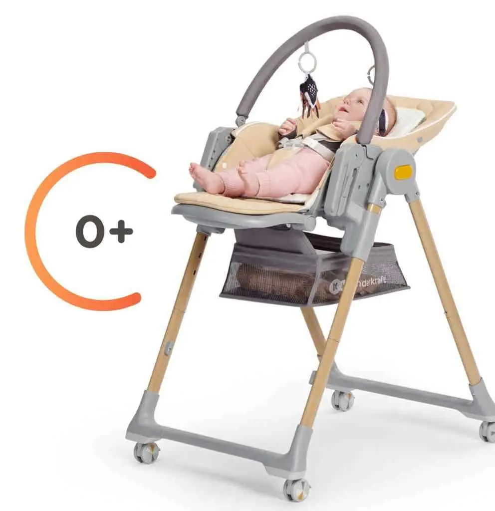 Scaun de masă KinderKraft Lastree, bej