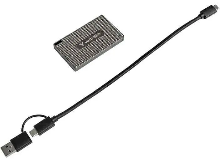 Disc rigid SSD extern Verbatim Metal Mini 1TB, negru