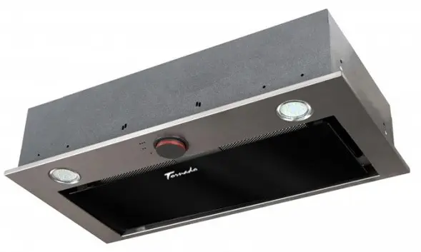 Вытяжка Tornado Modul Glass 750 (60) LED, нержавеющая сталь
