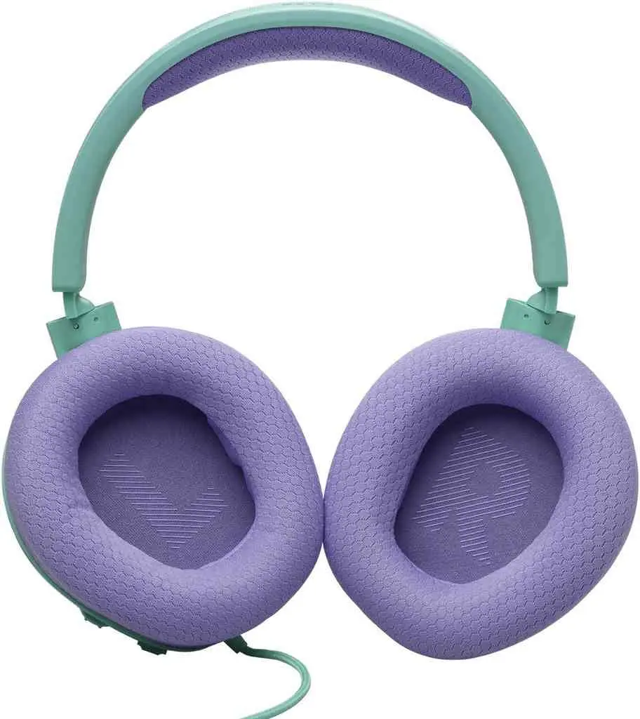 Căşti JBL Quantum 100M2 Cyan, verde/violet
