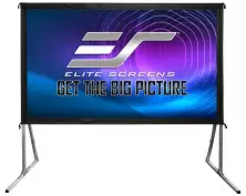 Экран для проектора EliteScreens Yard Master 2 OMS135H2, черный/серебристый