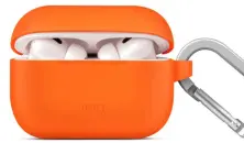 Husă pentru căști Uniq Silicon Hang for AirPods Pro 2nd Gen, portocaliu