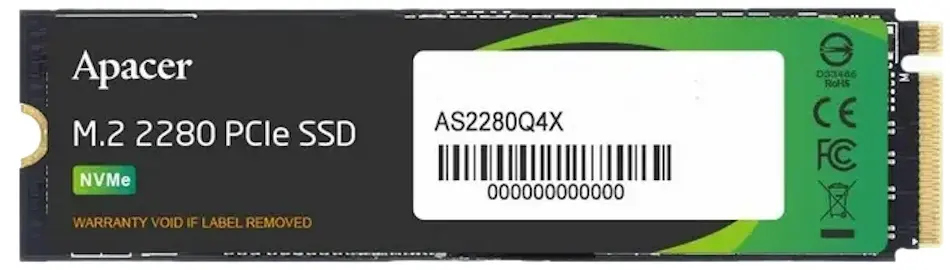 SSD накопитель Apacer AS2280Q4X M.2 NVMe, 2TB