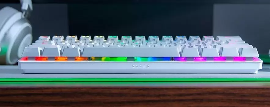 Tastatură Razer Huntsman Mini, alb