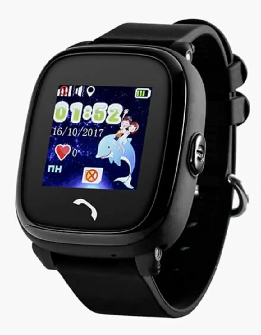 Детские часы Smart Baby Watch W9, черный