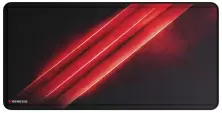 Коврик для мышки Genesis Carbon 500 Maxi Flash G2, черный/красный