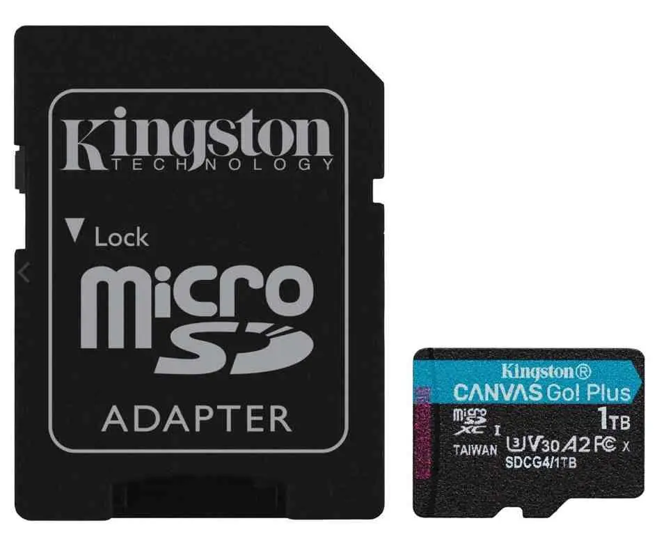 Карта памяти Kingston microSD 1TB Class10 A2 UHS-I U3 (V30) + SD Adapter на tehnoparc.md Карта памяти Kingston microSD 1TB Class10 A2 UHS-I U3 (V30) + SD Adapter