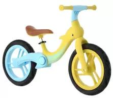 Bicicleta fără pedale pliabilă 4Play Dolphin, galben/albastru