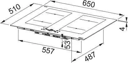 Plită incorporabilă cu inducție Franke FMA 654 I F KL BK, negru pe tehnoparc.md Plită incorporabilă cu inducție Franke FMA 654 I F KL BK, negru
