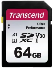 Карта памяти Transcend SDXC 340S Class 10 UHS-I U3, 64GB
