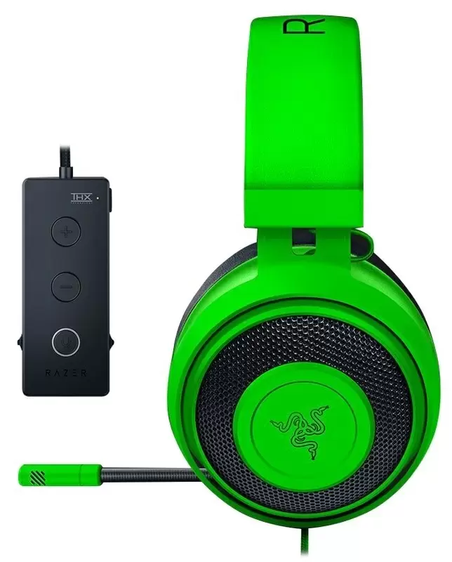 Наушники Razer Kraken Tournament Edition, зеленый/черный