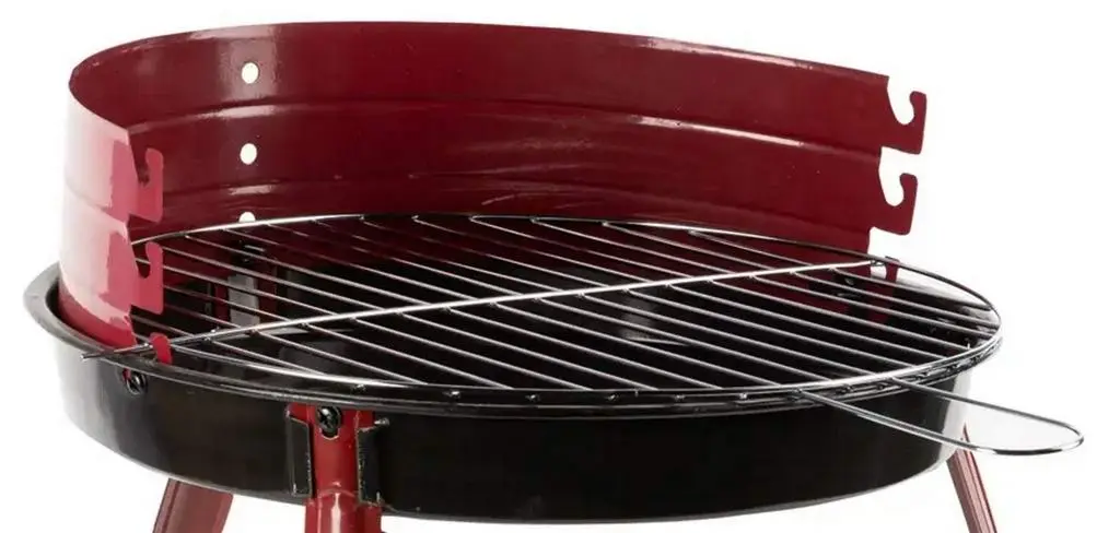 Гриль Landmann Rundgrill 38см, бордовый