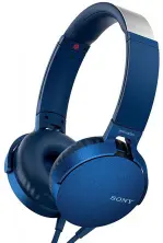 Наушники Sony MDR-XB550AP Extra Bass, синий на tehnoparc.md Наушники Sony MDR-XB550AP Extra Bass, синий