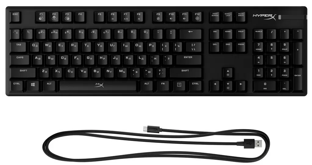 Tastatură HyperX Alloy Origins RGB (HX-KB6RDX-RU), negru