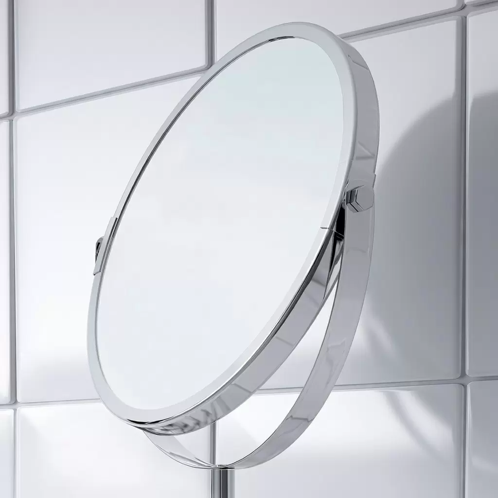Oglindă cosmetică Ikea Trensum, inox