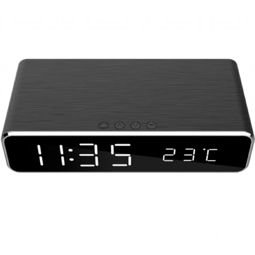 Ceas cu alarmă Gembird DAC-WPC-01, negru