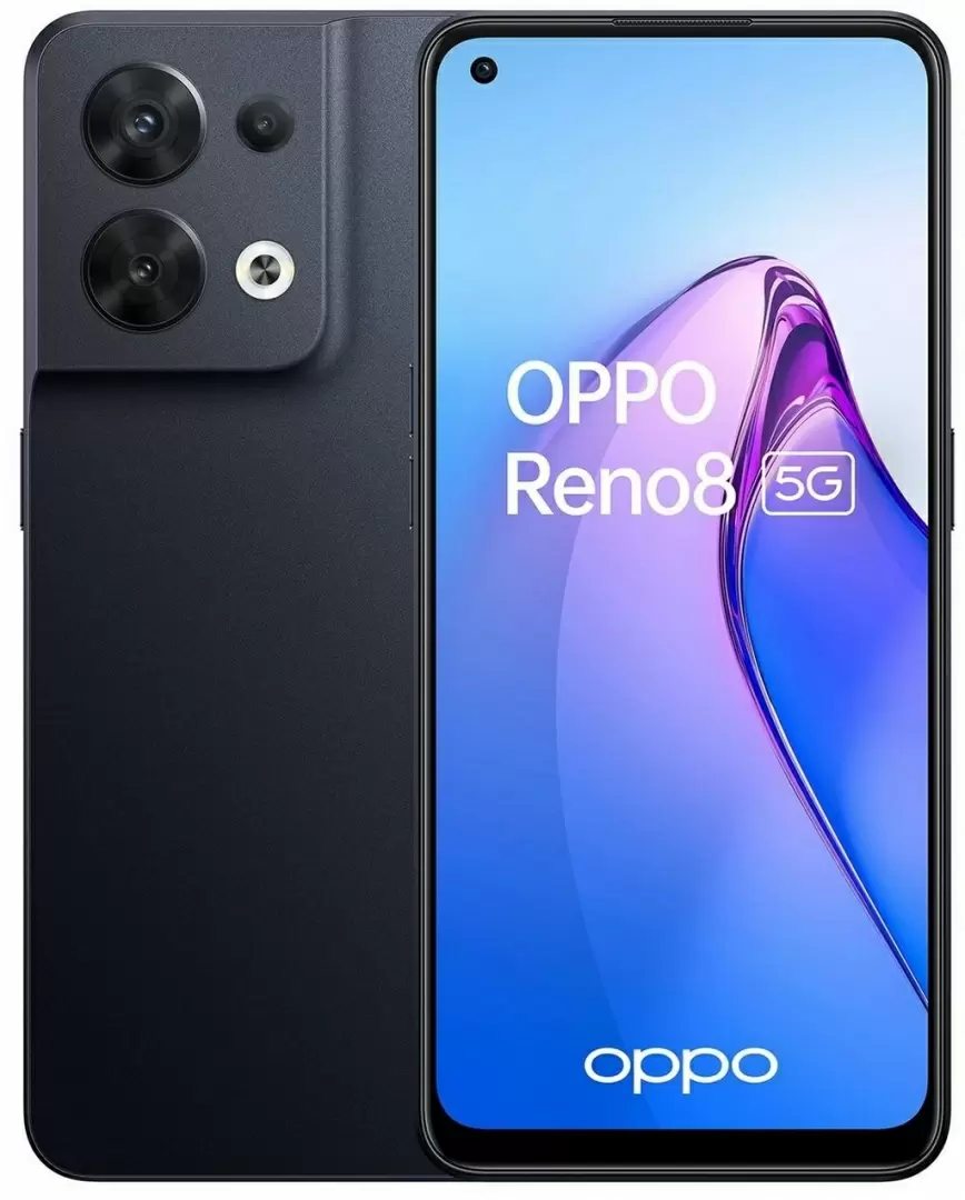 Smartphone Oppo Reno8 5G 8/256GB, negru