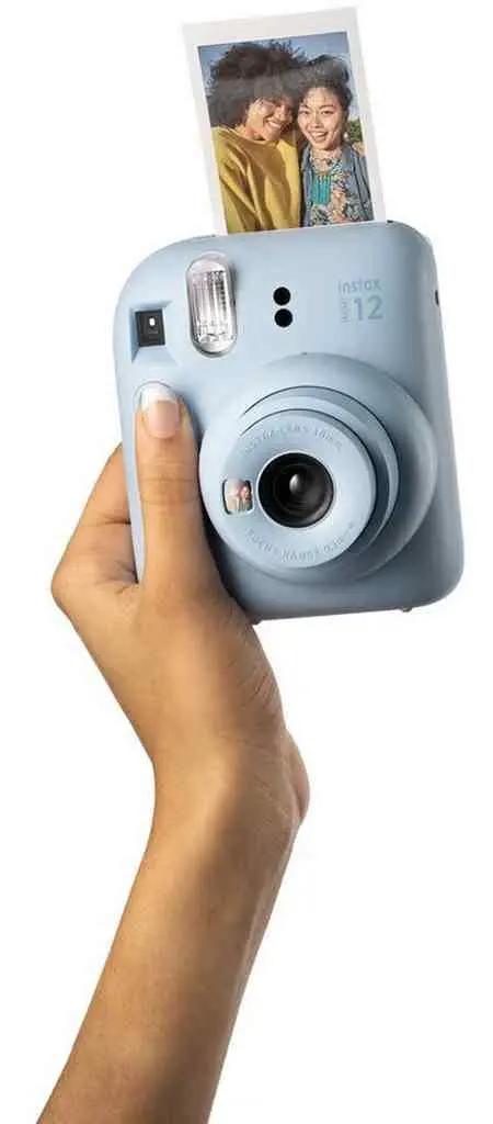 Aparat foto cu imprimare instantanee Fujifilm Instax Mini 12, albastru pe tehnoparc.md Aparat foto cu imprimare instantanee Fujifilm Instax Mini 12, albastru