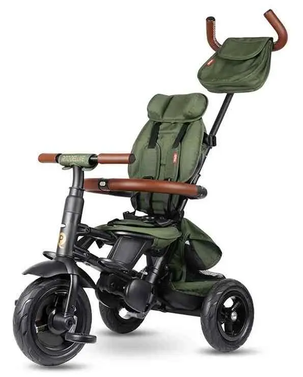 Bicicletă pentru copii Qplay Rito Deluxe, verde