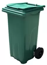 Tomberon pentru deșeuri Planet CT008 120L, verde