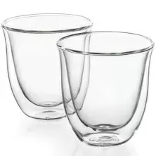 Набор стаканов DeLonghi DLSC300 2шт., прозрачный