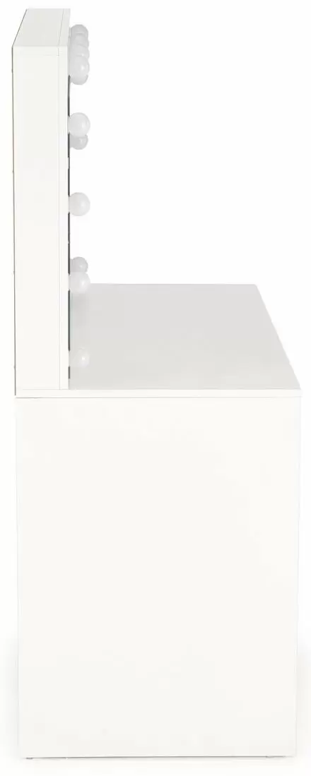 Masă de toaletă Halmar Hollywood XL, alb