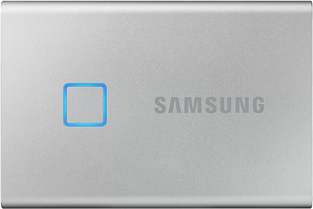 Внешний SSD Samsung T7 TOUCH 1ТБ, серебристый
