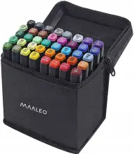 Set de colorat Maaleo 24102, negru