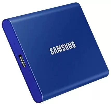 Disc rigid SSD extern Samsung Portable T7 500GB, albastru