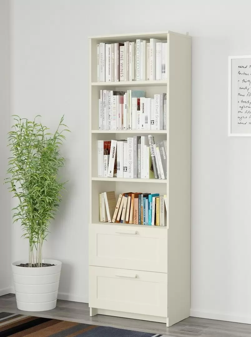 Dulap pentru cărți IKEA Brimnes 60x190cm, alb