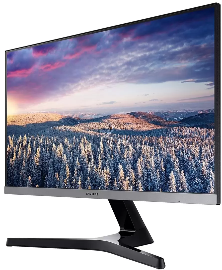 Monitor Samsung LS24R350FZRXEN, gri/negru