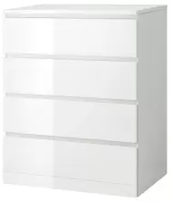 Комод IKEA Malm 4 ящика 80x100см, белый