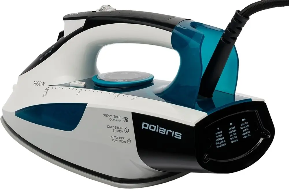 Fier de călcat Polaris PIR 2695AK, alb/albastru deschis/negru