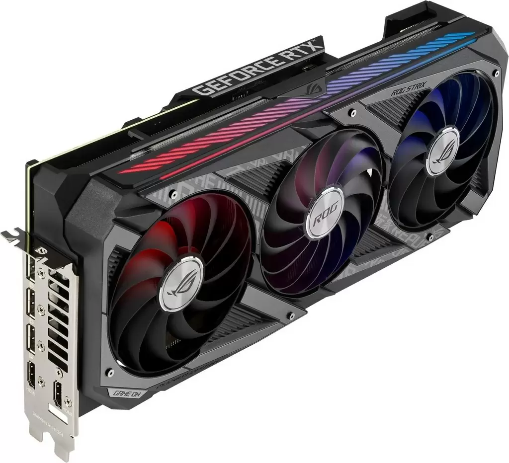 Видеокарта Asus GeForce RTX3080 10GB GDDR6X ROG Strix Gaming OC V2