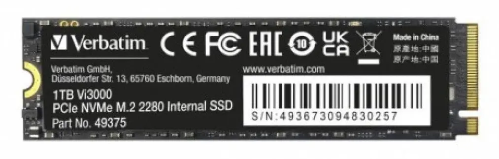 Disc rigid SSD Verbatim Vi3000 M.2 NVMe, 1TB