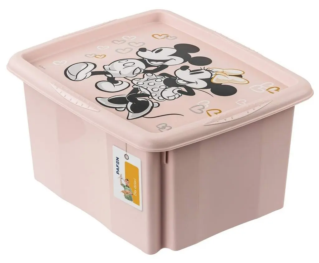 Container pentru jucării Keeeper Mickey Mouse 24L, roz