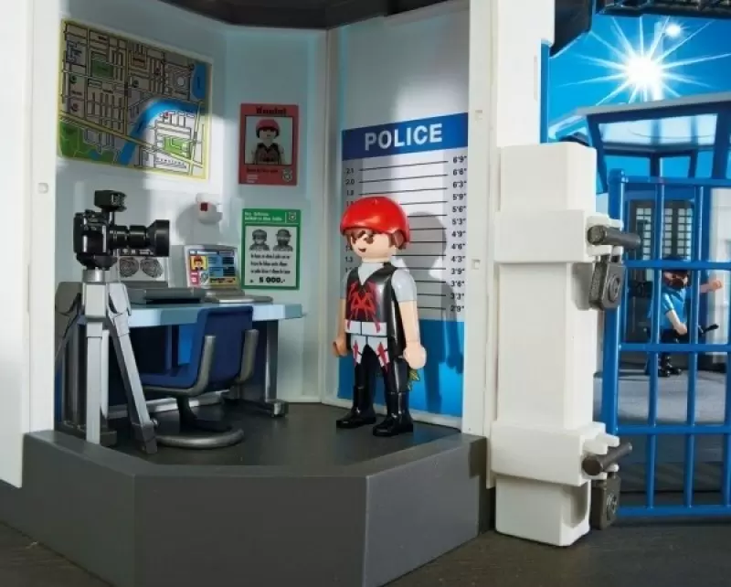 Set jucării Playmobil Police Headquarters with Prison