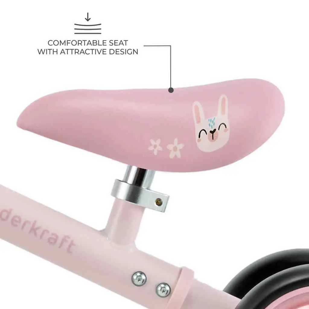 Bicicletă fără pedale KinderKraft Cutie, roz