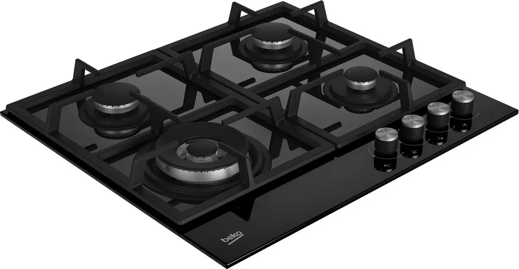 Газовая панель Beko HILW64225S, черный