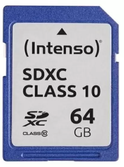 Card de memorie flash Intenso MiscroSD Class 10, 64GB